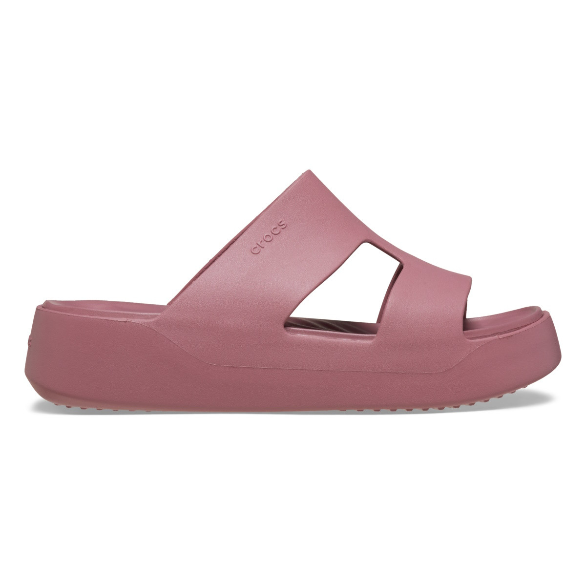 Papuci Crocs Getaway Platform H-Strap Roz - Cassis - imagine 8